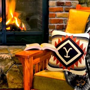 Yellowstone 20" x 20" Double Sided Woven Pillow